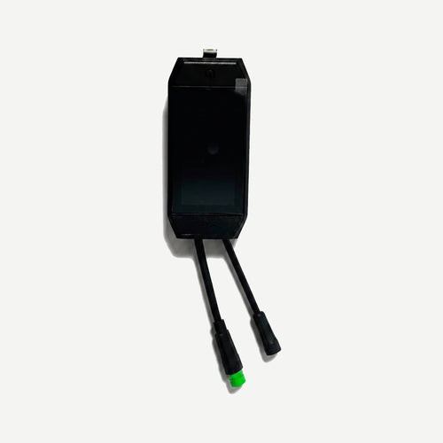 Display LCD SEG para bicicleta eléctrica con sus dos cables de conexión