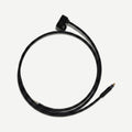 Sensor de velocidad SEG con su cable, el imán y la placa de fijación de acero inoxidable